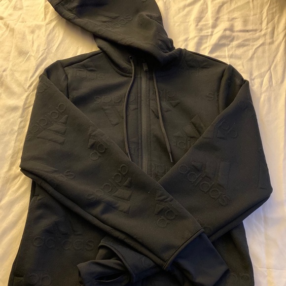 NWT BLK Adidas track jacket - Picture 3 of 7